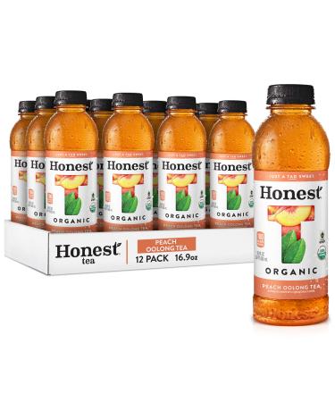 Honest Tea Organic Fair Trade Tea Peach Oolong, 16.9 Fl Oz (Pack of 12)