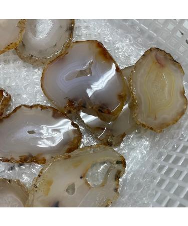 BEISHH Natural Agate Geode Slices Craft Collection Minerals Crystals for DIY Jewelry Decor Crystal Stone 1 piece - Buy Online on GoSupps.com