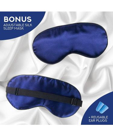 Gel Eye Mask for Relaxing & Cooling Relief - Helps with Puffy Eyes, Headaches, Dark Circles - Includes Bonus Silk Sleep Mask - Buy Online on GoSupps.com