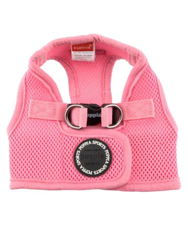 Puppia dog harness for small and medium -sized dogs - soft vest in many colors - also used as a puppy dishes -Atani train crockery for dogs pink l l pink