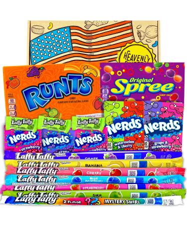 American Candy Box | All American Nerds Candy Box | Nerds Candy from the USA | Heavenly Sweets - Buy Online on GoSupps.com
