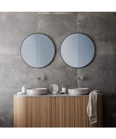 Blomus Sono Cosmetic Mirror Moonbeam/White Ceramic/Silicone - 185x90x170mm - 69162 - Buy Online on GoSupps.com