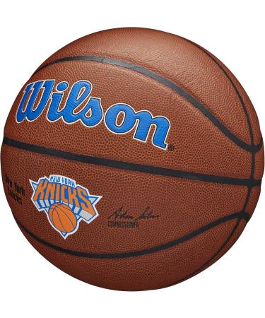 Wilson NBA New York Knicks Autograph Mini Basketball - Official Team Merchandise - Buy Online on GoSupps.com