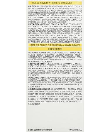 L'Oreal Paris Super Blonde Creme Lightening Kit - 200 Bleach Blonde - Buy Online on GoSupps.com