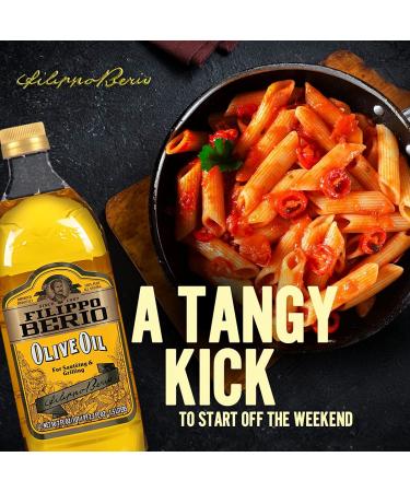 Filippo Berio Pure Olive Oil 50.7oz | Recycled rPET Bottle | 100% Natural | Cold-Pressed | Cooking & Salad Dressing | 1 Pack - Buy Online on GoSupps.com