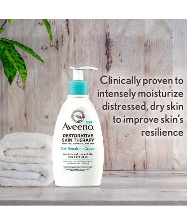Aveeno Restorative Skin Therapy Oat Repairing Cream 2 oz - Nourish & Repair Dry Skin - Buy Online on GoSupps.com