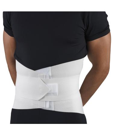 OTC Lumbo-Sacral Support Abdominal Uplift 11-Inch back Strong Compression Elastic 2X-Large White 2X-Large