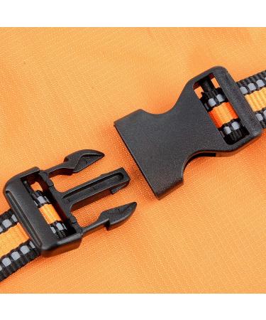 Ranphy Waterproof Dog Rain Coat - Reflective & Breathable Jacket for Medium & Large Dogs (8XL) - Ultra-Light Protection for Dachshunds & Labradors - Orange & Gray - Buy Online on GoSupps.com