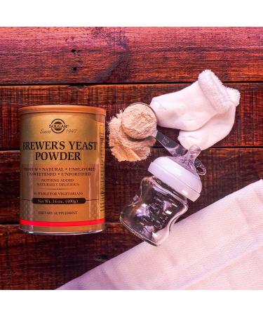 Solgar Brewer's Yeast Powder 14 oz (400 g) - Nutritional Superfood for Health & Wellness - Buy Online on GoSupps.com