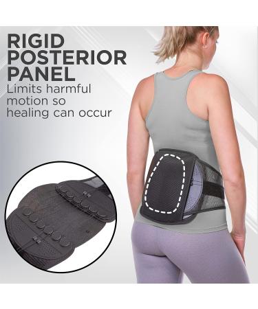 Buy BraceAbility Spondylolisthesis Back Brace - Lumbar Corset for Lower Back Pain & Spinal Support (Size S) - International Shipping Available - Buy Online on GoSupps.com
