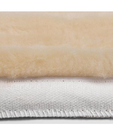 Lambskin Nose Strap by Christ | Nose Leaner & Protection for Horses | One Size | Available in Beige Brown Gray & Black/White - Buy Online on GoSupps.com