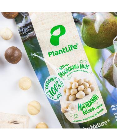 Buy PlantLife Organic Macadamia Nuts 1kg | Raw Extra Large & Untreated - International Shipping Available - Buy Online on GoSupps.com