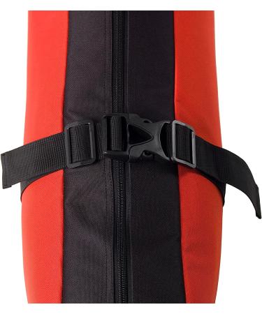Athletico Mogul Padded Ski Bag - Red 170cm - Single Ski Travel Bag - Buy Online on GoSupps.com
