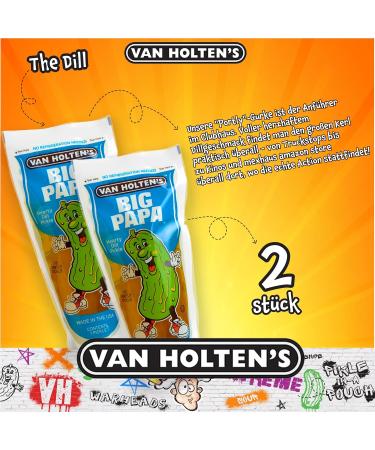 Van Fetched Pimple - Acidic Cucumber Pouch Set | 2x Big Papa & 2x Hot Mama Pickles | Sour Pimple Mix Pack of 4 - Buy Online on GoSupps.com