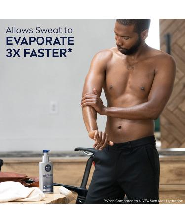 Nivea Men Breathable Body Lotion 13.5 fl oz - Hydrating & Lightweight Moisturizer - Buy Online on GoSupps.com