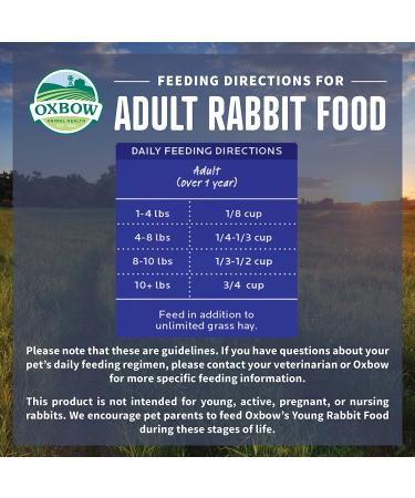 Oxbow Organic Bounty Adult Rabbit Food - All Natural Pellets - 3 lb - Buy Online on GoSupps.com
