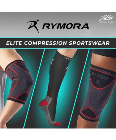 Rymora Calf Compression Sleeves (Pink) - Leg Pain Relief for Men & Women | Support for Fitness, Running, Shin Splints - One Pair - Buy Online on GoSupps.com