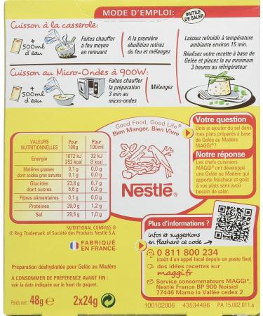 Maggi Madeira Jelly (2 Sachets) - 48 g - Buy Online on GoSupps.com