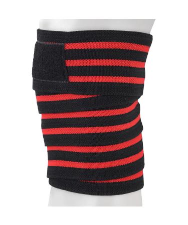 Tigera Fitness Kniebandagen - 72 Reinforced Knee Sleeves for Strength Training Bodybuilding Squats & Weightlifting - Ideal for Men & Women - Buy Online on GoSupps.com