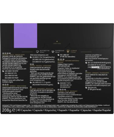  L'Or Espresso L'Or Espresso Lungo Profondo Coffee Intensity 8 Nespresso Compatible 40 Capsules - Buy Online on GoSupps.com