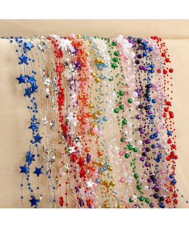 Pumpkin Beads Garland - 99 Feet Christmas Tree Decoration for Holiday Party DIY Crafts - Buy Online on GoSupps.com