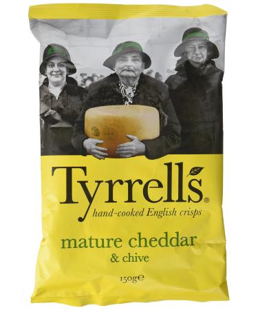Tyrrell's Chips Cheddar Refined/Chives 150g