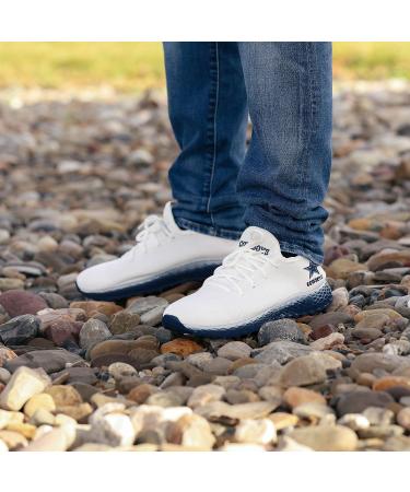 FOCO Dallas Cowboys NFL Men's Gradient Midsole White Sneakers - Official Team Shoes - Buy Online on GoSupps.com