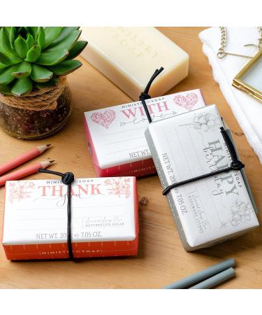 Ministry of Soap With Love Champagne Rose Scented Soap Bar with Gift Note and Pencil to Create Your Own Personalised Gift 200g - Buy Online on GoSupps.com