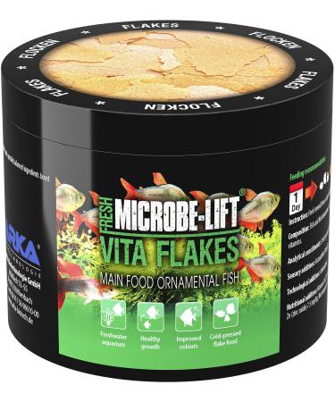Microbe-Lift Vita Flakes - 500 ML - Complete Food in High Quality Flakes, promotes the health and vitality of Fish in Freshwater Aquariums.