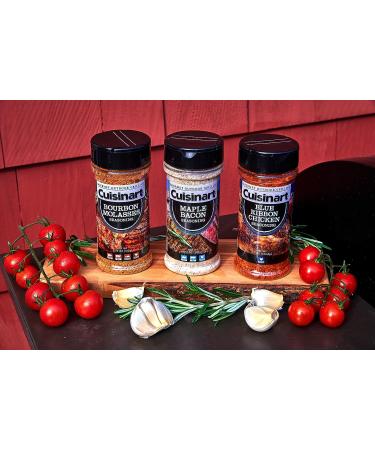 Cuisinart BBQ Variety Pack - Bourbon Molasses, Maple Bacon, Blue Ribbon Chicken Seasoning - Set of 3 - Buy Online on GoSupps.com