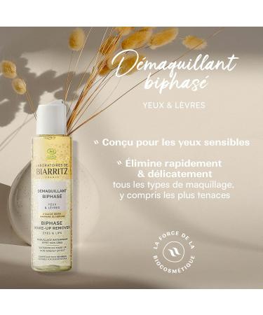 Laboratoires de Biarritz Organic Two-Phase Eye and Lip Makeup Remover 125 ml - Buy Online on GoSupps.com