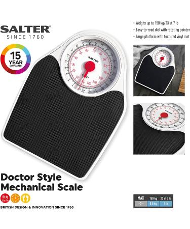 Salter 145 Mechanical Bathroom Scale - Accurate and Easy-to-Read - Buy Online on GoSupps.com