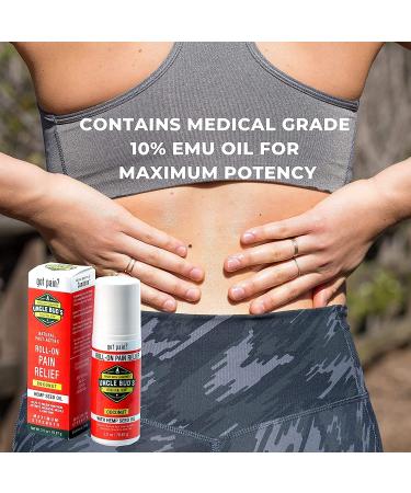 Uncle Bud's Hemp Oil 2-Pack Roll On Pain Reliever | Fast Acting & Anti-Inflammatory Formula for Pain, Stress, and Muscle Relief - Buy Online on GoSupps.com