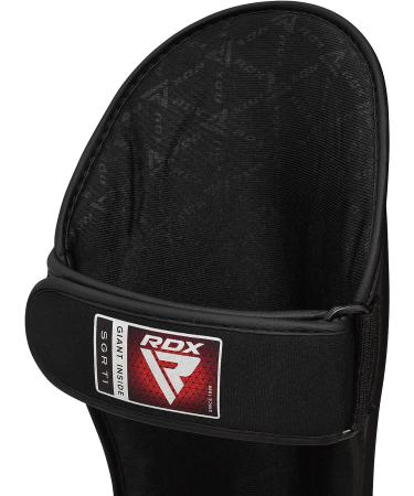 RDX Shin Guards Kickboxing Muay Thai | SATRA SMMAF Approved | Premium Maya Hide Leather | Leg Instep Protection Pads | Martial Arts Sparring Gear - Buy Online on GoSupps.com