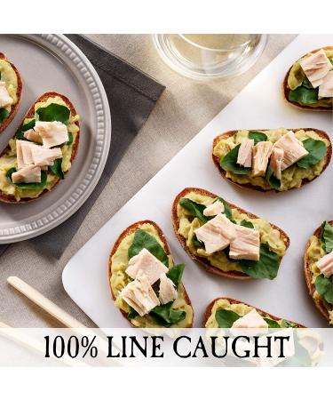 Blue Harbor Fish Co. Wild Albacore Solid White Tuna in Water No Salt Added - 4.6 oz Can (Pack of 12) - Buy Now! - Buy Online on GoSupps.com