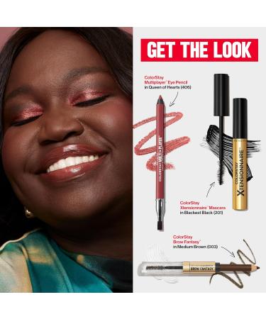 Revlon ColorStay Brow Fantasy 104 Dark Brown - All In One Eyebrow Powder Pencil & Shaping Gel | Smudge-Proof 16HR Long-Lasting Full Brows - Buy Online on GoSupps.com