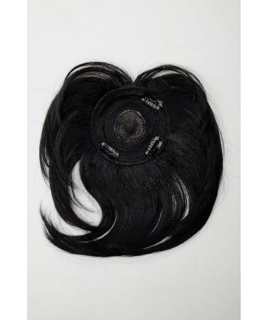 WIG ME UP Hairpiece Toupee - Velvet Black Clip-In Hair Replacement - Q022-GGO-1B - International Shipping Available - Buy Online on GoSupps.com