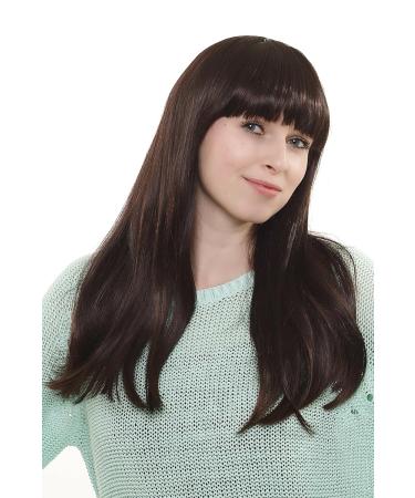 Buy Women's Long Straight Wig with Bangs - Mixed Brown & Dark Brown - MA116-2T33 La Boum | International Shipping - Buy Online on GoSupps.com