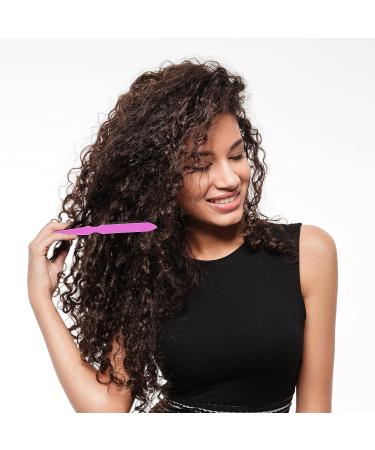 Pink Hair Styling Comb Set - 5 Pieces for Edges Control, Teasing, Rat Tail Comb, and Alligator Clips - Women, Girls, Stylists Beauty Accessories - Buy Online on GoSupps.com