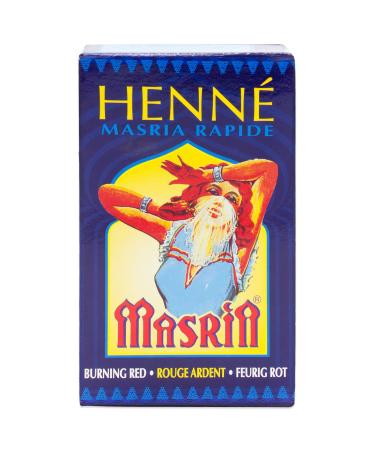 Henna Burning Red Henna hair colouring Red 1 Count (Pack of 1)
