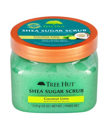 Tree Hut Shea Sugar Scrub Coconut Lime 18oz (Pack of 3) - 3 Pack Coconut Lime Scrub 1.125lb Total - Buy Online on GoSupps.com