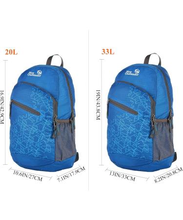 Outlander Packable Lightweight Travel Hiking Backpack - Dark Blue - 33L - Buy Online on GoSupps.com