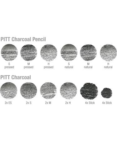 Faber-Castell 24-Piece Pitt Charcoal Set - High-Quality Charcoal Drawing Set - Buy Online on GoSupps.com