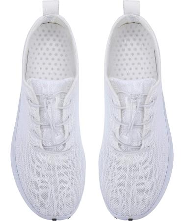 Racqua Breathable Mesh Water Shoes - Women's Size 9/Men's Size 8 - White - Buy Online on GoSupps.com