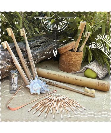 Nature Nerds Cotton Buds - 800 Plastic-Free Bamboo & Organic Cotton Q-Tips for Eco-Friendly Living - Buy Online on GoSupps.com