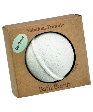 Fabulous Frannie De-Stress Natural  Handmade Bath Bomb Set  Rich in Essential Oil  Mineral Salt  Coconut Oil  Witch Hazel  Fizzies to Moisturize Skin  2.5oz