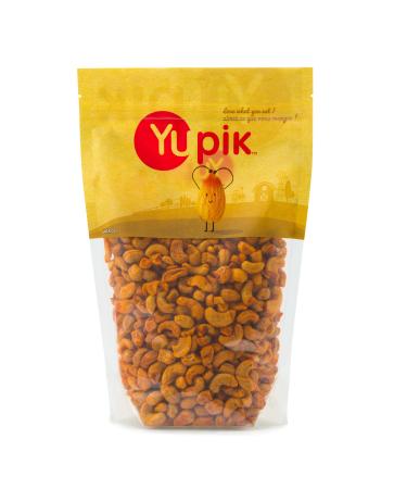 Yupik BBQ Cashews 1 kg 6 Count Kosher Vegan Roasted Salted Nuts Seasoned Nuts with Spices Unique Smoky Flavor Source of Protein & Iron Crunchy Savory Snacks 6 kg