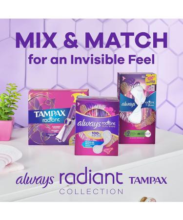 Radiant Super Absorbency Unscented Tampons with Applicator - 32ct - Premium USA Quality | Buy Internationally - Buy Online on GoSupps.com