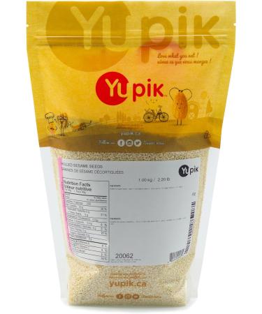 Yupik Hulled Sesame Seeds 1 kg Gluten-Free GMO-Free Kosher Vegan Raw Seeds No Outer Shells Unsalted Plant-Based Protein Source of Fiber & Iron Ideal for Tahini Topping & Baking 1 kg (Pack of 1) - Buy Online on GoSupps.com