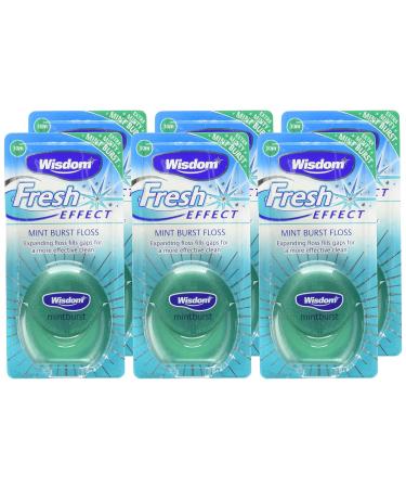 Wisdom Fresh Effect Floss 30 m - Pack of 6 - Buy Online on GoSupps.com